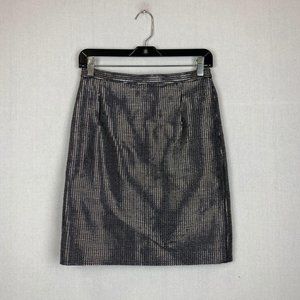 JUDITH & CHARLES Metallic Skirt